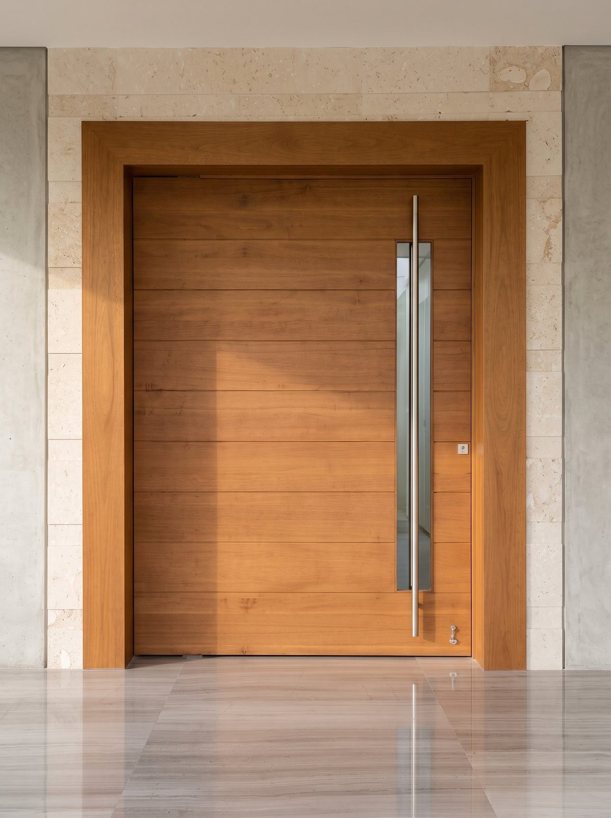 Puerta principal pivote