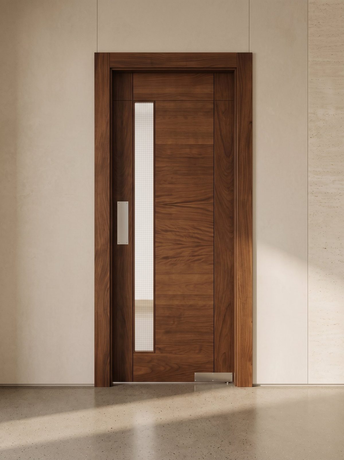 Puerta interior con cristal